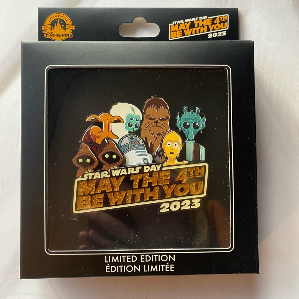 NWT Star Wars May the 4th Jumbo Pin - 2023 LIMITED EDITION